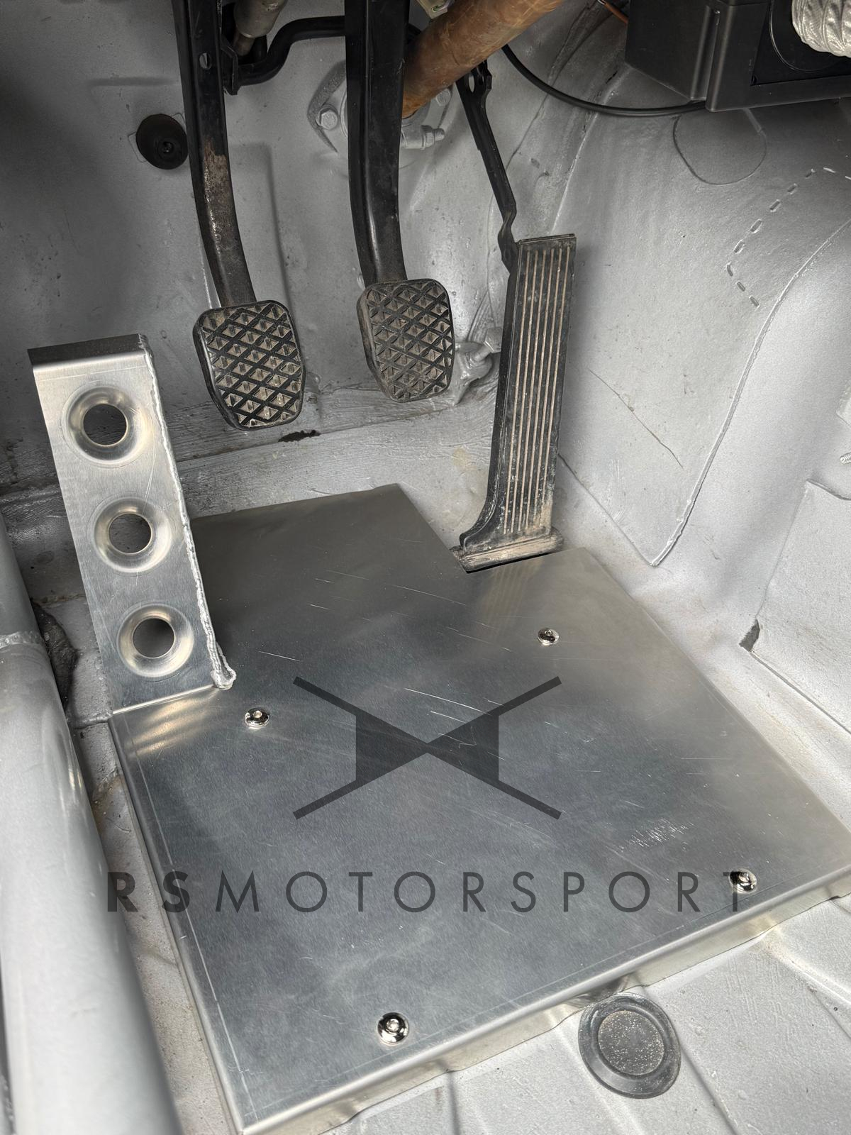 cale pied pilote pour bmw e30 rallye avec supports à souder